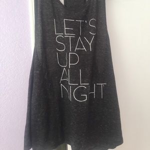 Tops - Grey Flowy Tank Tops - Grey Flowy Tank